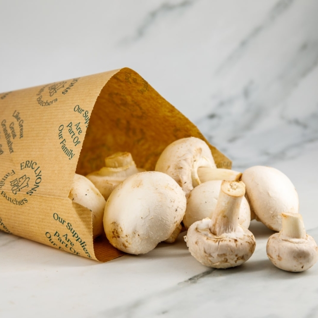 White Button Mushrooms 250g