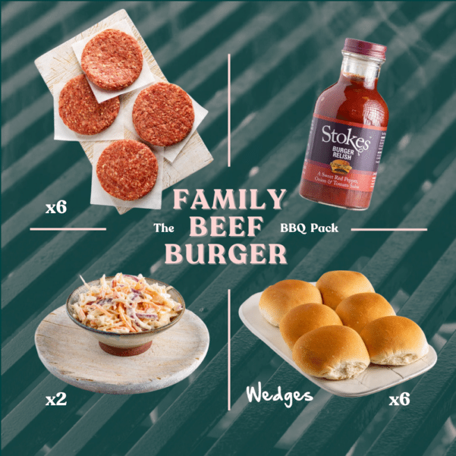 Family Beef Burger BBQ Pack