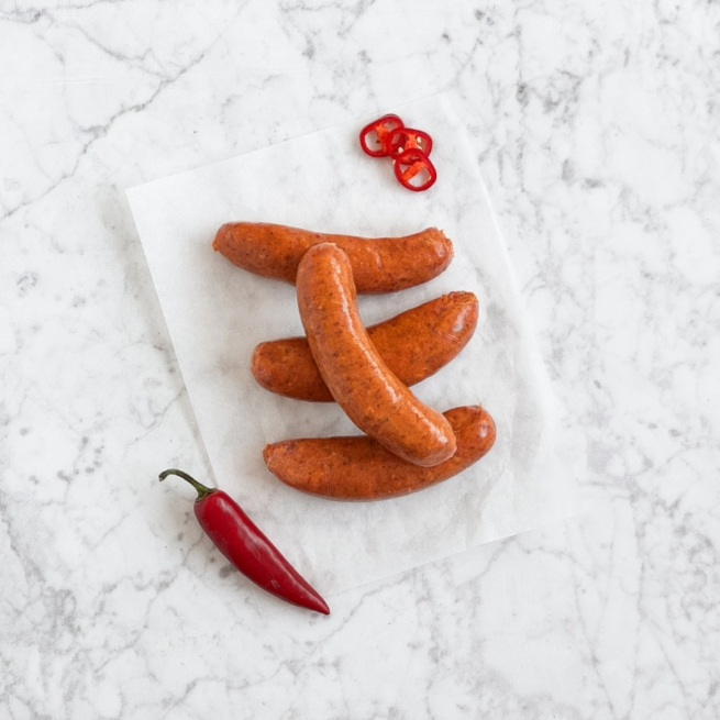 Lashford’s Thick Pork & Chilli Sausages
