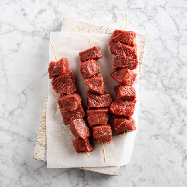 Plain Steak Skewers
