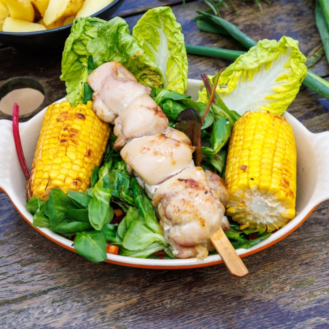 Plain Chicken Skewers