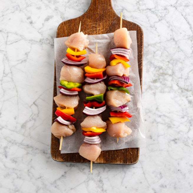Plain Chicken Skewers