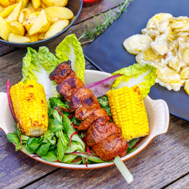 Plain Lamb Skewers