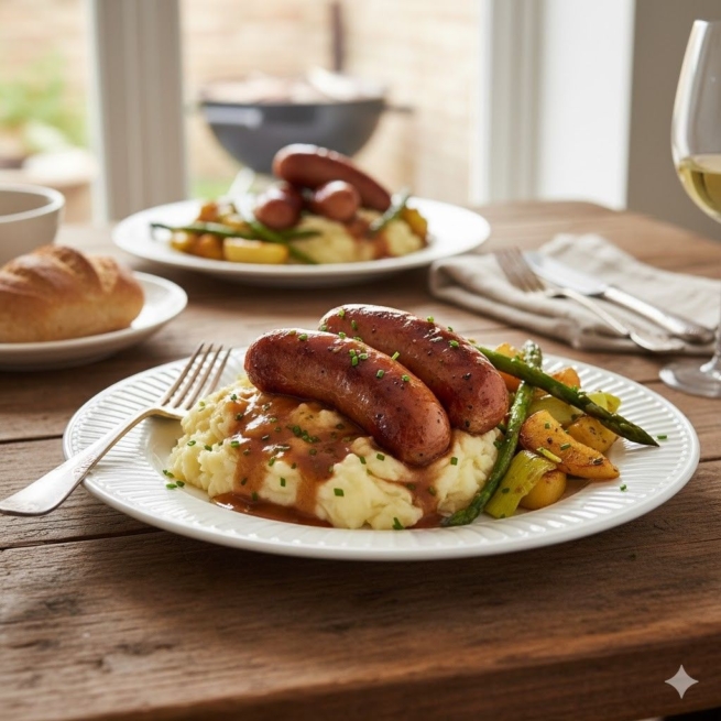 Lashford&rsquo;s Thick Pork, Apple & Leek Sausages