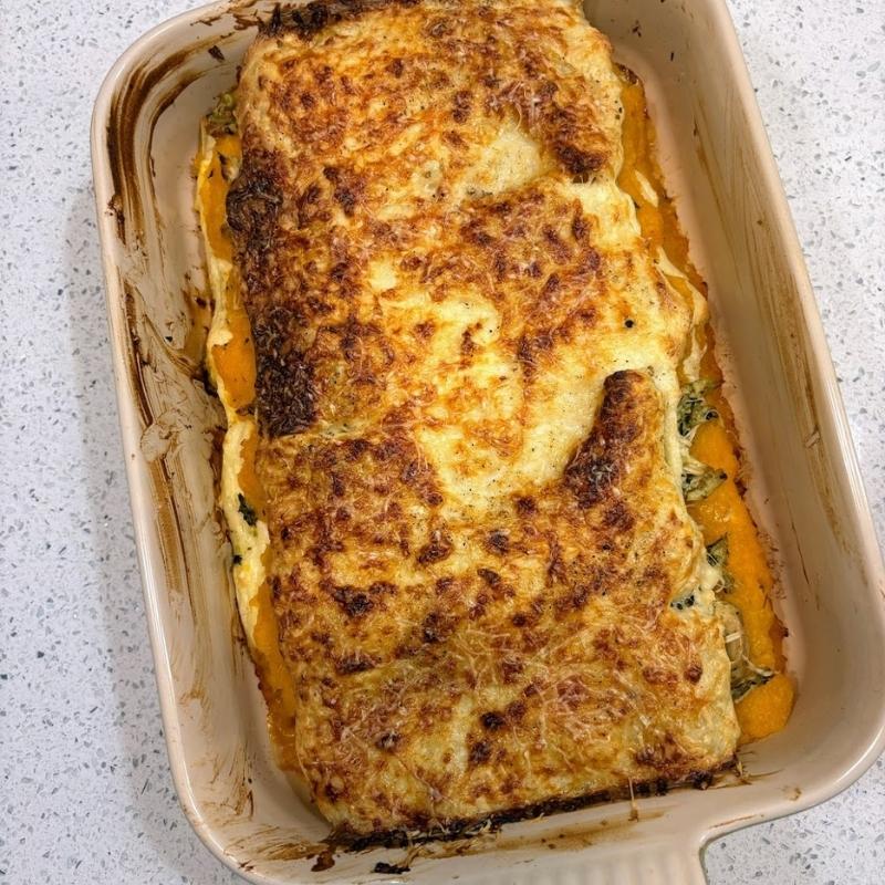 nut free pesto chicken lasagne
