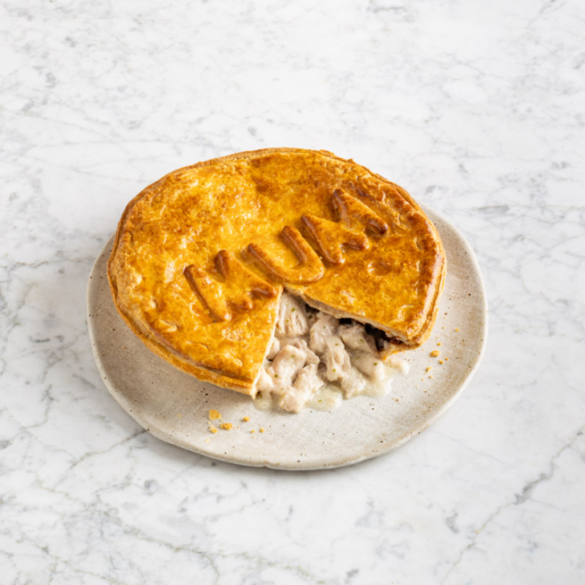 Mother's Day Chicken, Leek and White Wine Pie