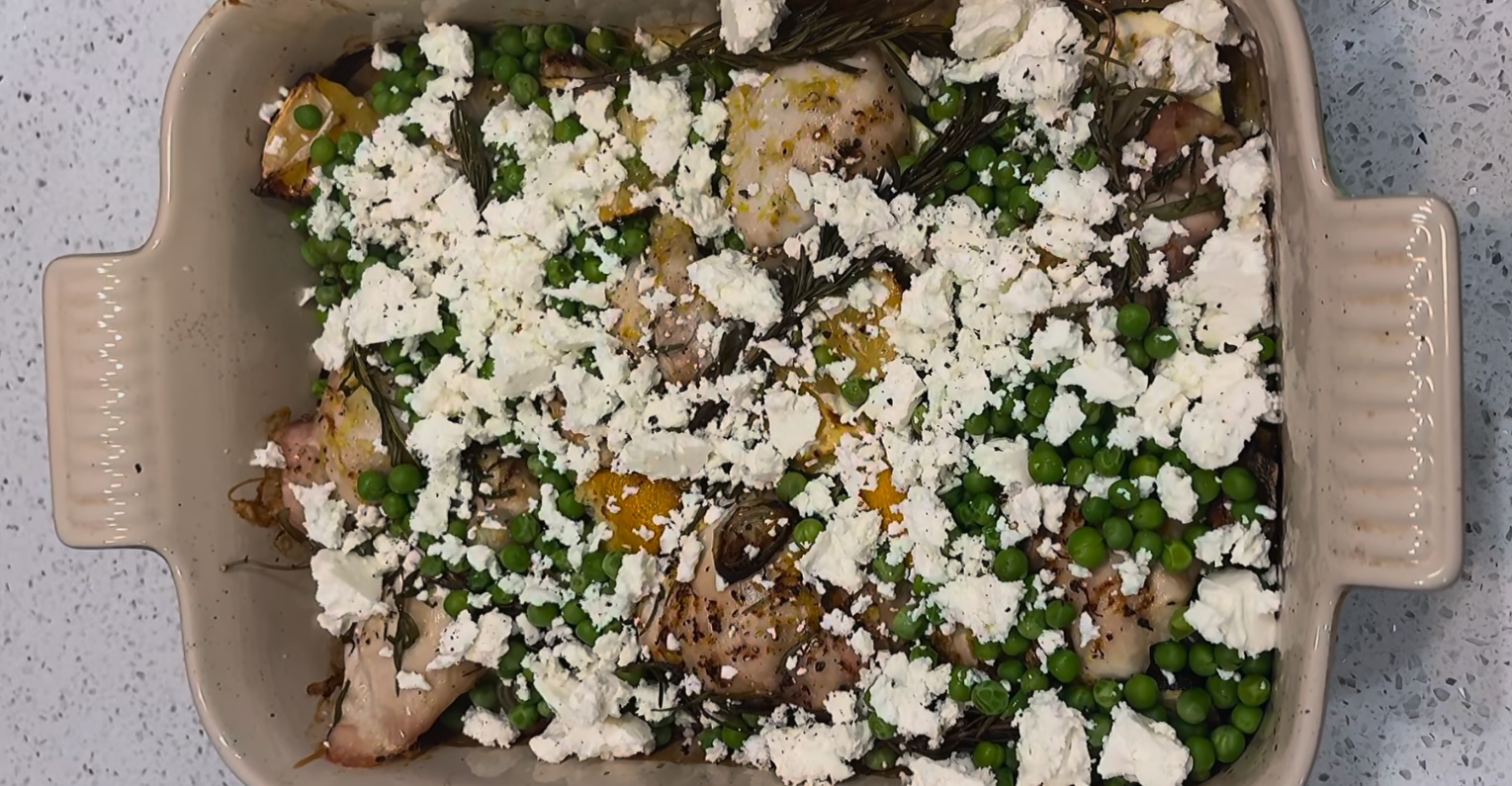 Spring roast chicken
