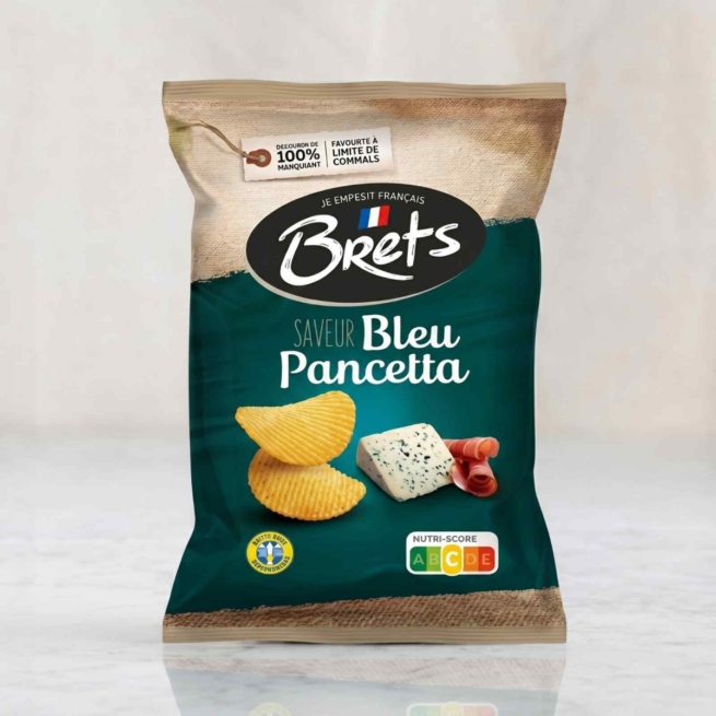Bret&rsquo;s Bleu Pancetta Crisps