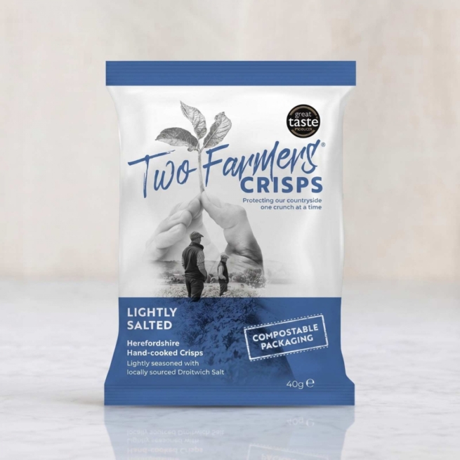 Two Farmers Lightly Salted Crisps