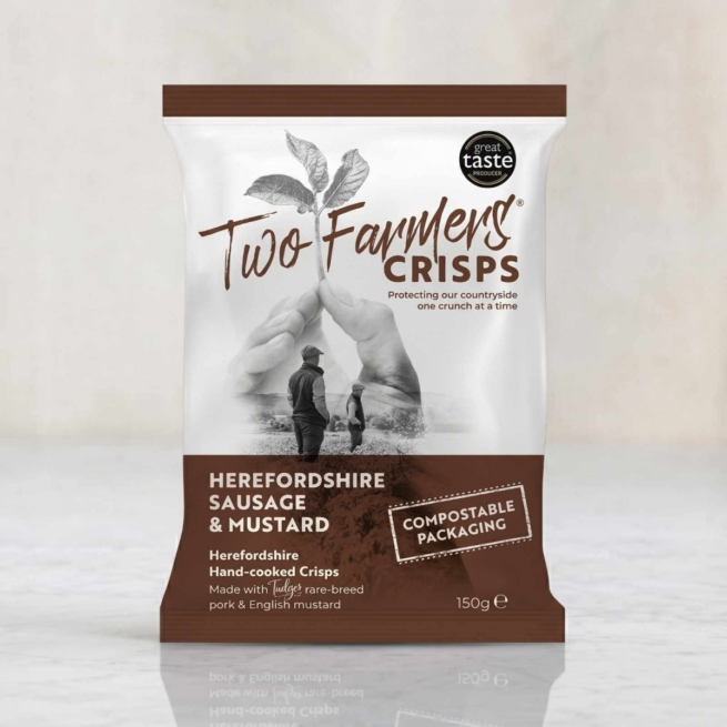 Two Farmers Herefordshire Sausage & Mustard Crisps