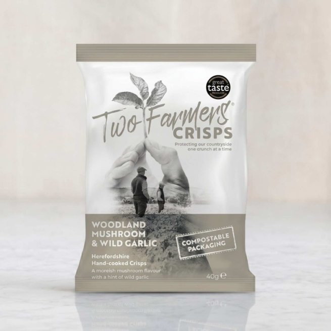 Two Farmers Woodland Mushroom & Wild Garlic Crisps