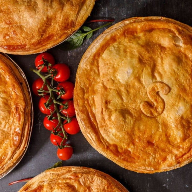 Pie of the Month- Turkey, Leek and Wholegrain Mustard Pie