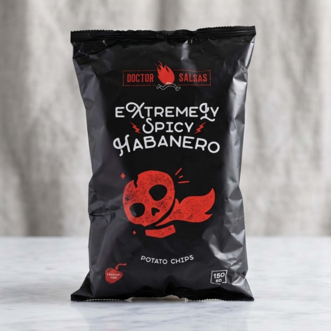Doctor Salsas Spicy Habanero Potato Chips